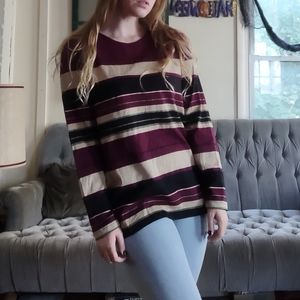 Classic striped long sleeve T